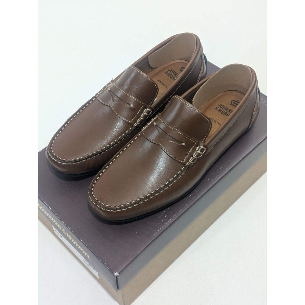 Johnston & Murphy Beck Loafers Tan Full Grain Leather Men’s 8.5 M - Picture 10 of 12